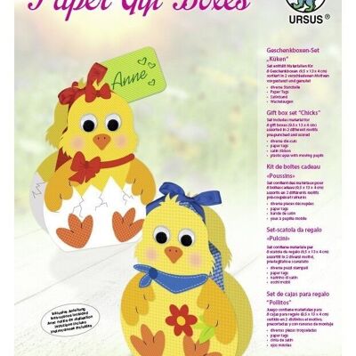 Paper Gift Boxes "chicks"