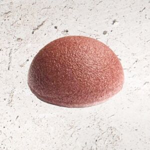 éponge konjac, 100% biodégradable - Rose/blanc/noir