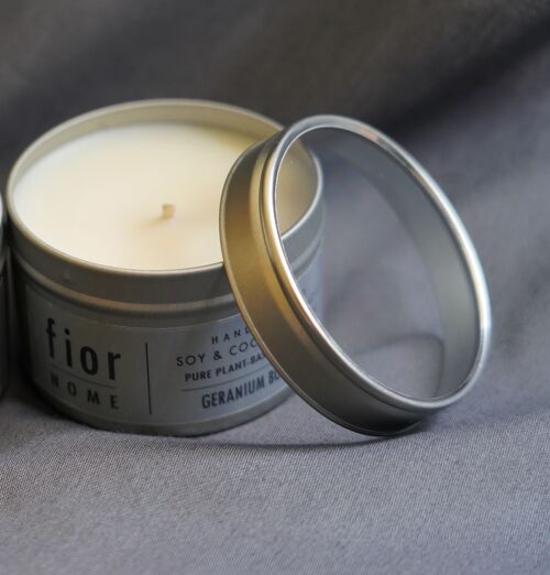 Cotton/Linen wick soy wax candle, 250 ml