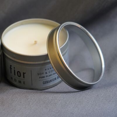 Cotton/Linen wick soy wax candle, 250 ml