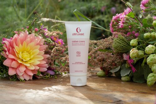 6 x Crème corps & visage Hydratante - 8 ingrédients - Amande douce & Palmarosa - COSMOS ORGANIC