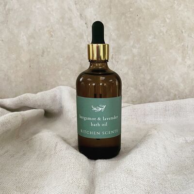 Bergamot & Lavender Bath Oil