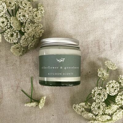 Elderflower & Gooseberry Candle - Small 120ml