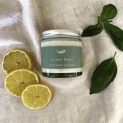 Citrus Basil Candle - Small 120ml