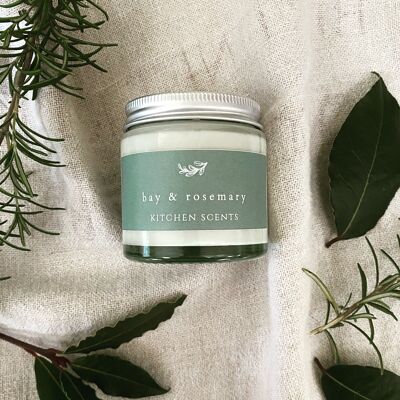 Bay & Rosemary Candle - Small 120ml