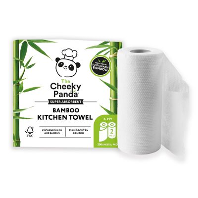 Asciugamano da cucina in bambù 2 rotoli | 5 confezioni