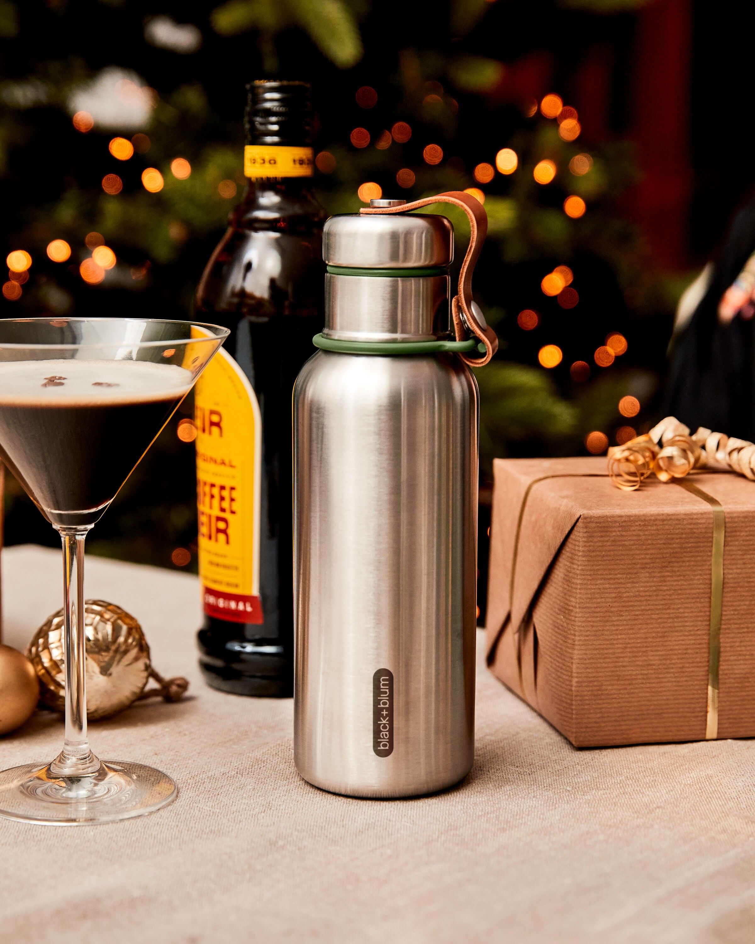 Borraccia termica - 500 ml - Oliva - Acciaio inossidabile