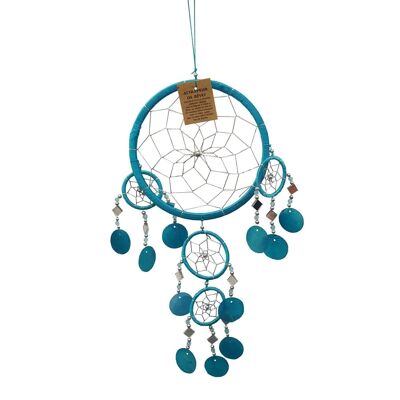 Capiz Dream Catcher, No Feathers, 16cm