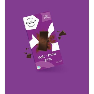 Tablette Noir 85% Eclats de Caramel