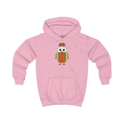 MAPHILLEREGGS Hot Dog - kids hoodie pink