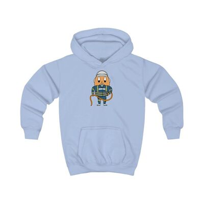 MAPHILLEREGGS fireman - kids hoodie light blue