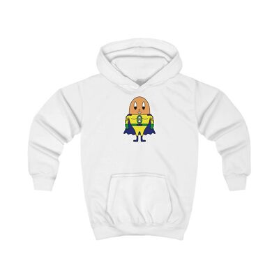 MAPHILLEREGGS super-héros - sweat à capuche enfant blanc