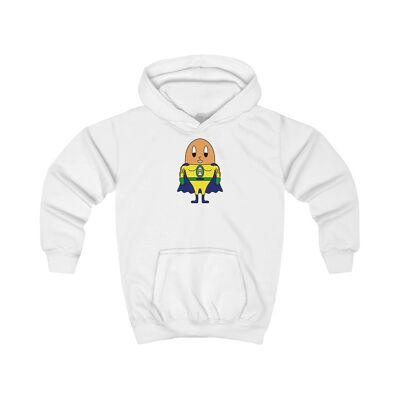 MAPHILLEREGGS superhero - kids hoodie white