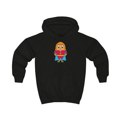 MAPHILLEREGGS superheroine - kids hoodie black
