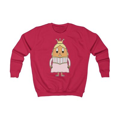 MAPHILLEREGGS Princess - Sudadera roja infantil