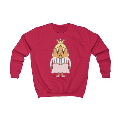 MAPHILLEREGGS Princess - Children's red sweatshirt