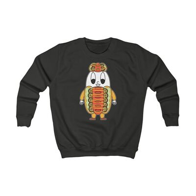 MAPHILLEREGGS Hot Dog - children's sweatshirt black