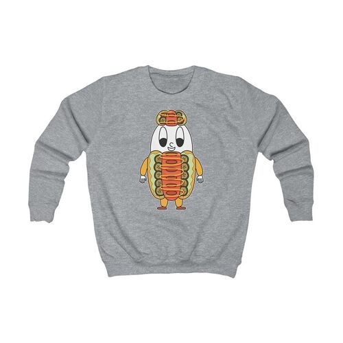 MAPHILLEREGGS Hot-Dog - Kinder Sweatshirt grau