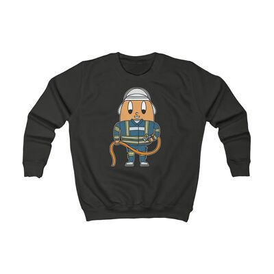 MAPHILLEREGGS Fireman - Children's sweatshirt black