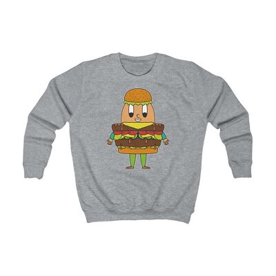 MAPHILLEREGGS Hamburger - Children's sweatshirt grey