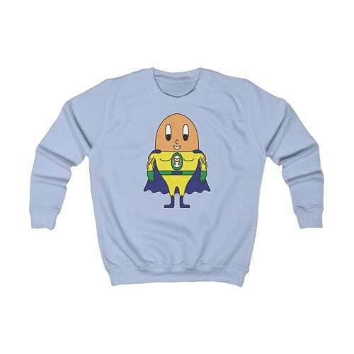 MAPHILLEREGGS Superheld - Kinder Sweatshirt hellblau