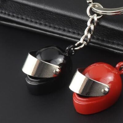 Black or Red Racing Helmet Keyring / SKU105