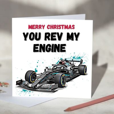 You Rev My Engine F1 Card - Mercedes / SKU260