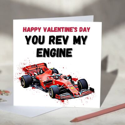 You Rev My Engine F1 Card - Ferrari / SKU263