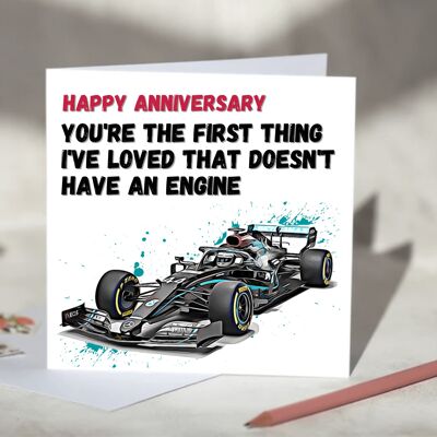 You're the First Thing I've Loved That Doesn't Have An Engine F1 Card - Mercedes / SKU270