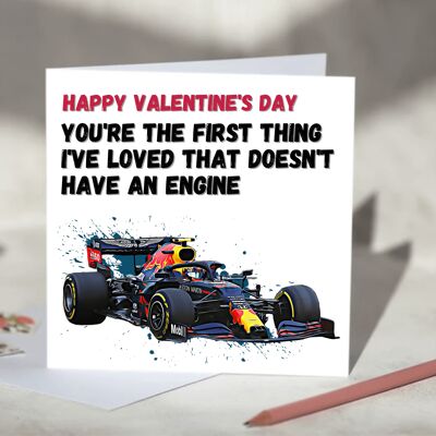 You're the First Thing I've Loved That Doesn't Have An Engine F1 Card - Red Bull Racing / SKU272