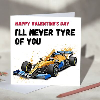 I'll Never Tyre Of You F1 Card - McLaren / SKU281