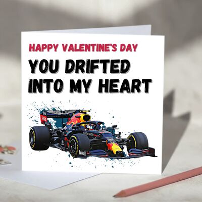 You Drifted Into My Heart F1 Card - Red Bull Racing / SKU293