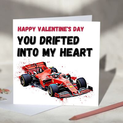 You Drifted Into My Heart F1 Card - Ferrari / SKU294
