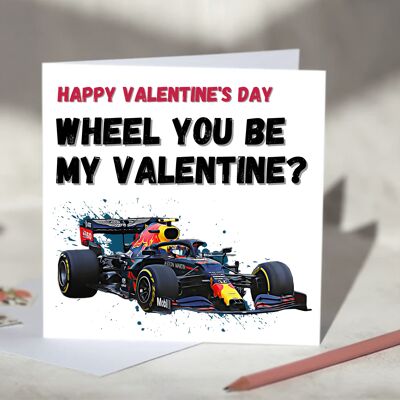 Wheel You Be My Valentine F1 Card - Red Bull Racing / SKU303