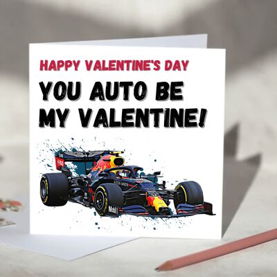 You Auto Be My Valentine F1 Card - Red Bull Racing / SKU313