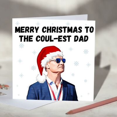 David Coulthard Personalised F1 Christmas Card - Merry Christmas To the Coul-est Relative / SKU449