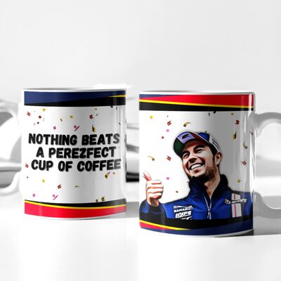 Sergio Perez, Red Bull Formula 1 Mug, Ideal Gift for F1 Fan / SKU479