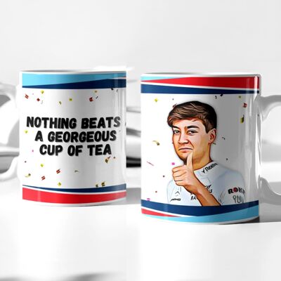 George Russell, Williams Racing Formula 1 Mug, Ideal Gift for F1 Fan / SKU484