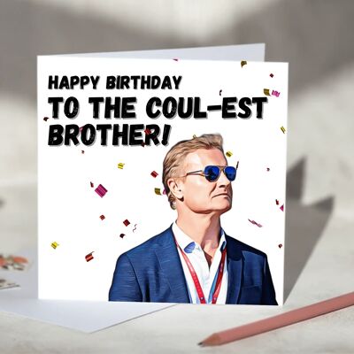 Coul-est Relative David Coulthard F1 Card - Happy Birthday / SKU676
