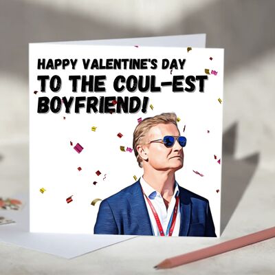 Coul-est Relative David Coulthard F1 Card - Happy Valentine's Day / SKU678