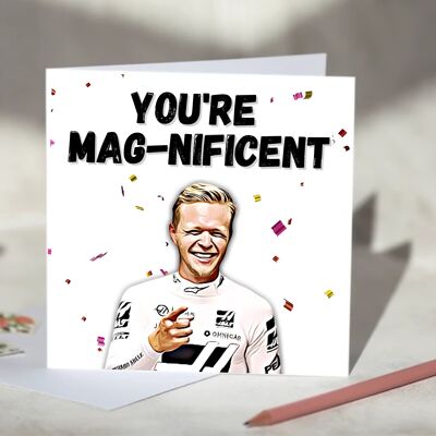 Kevin Magnussen I Think You're Magnificent F1 Card - Blank / SKU766