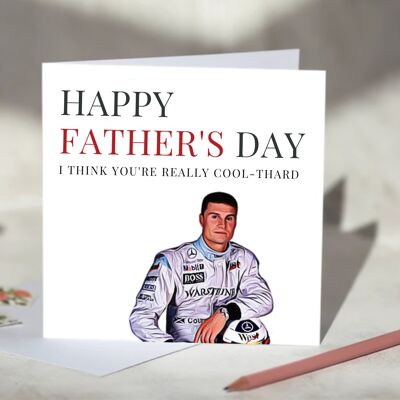 David Coulthard F1 Father's Day Card / SKU820