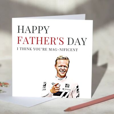 Kevin Magnussen F1 Father's Day Card / SKU841