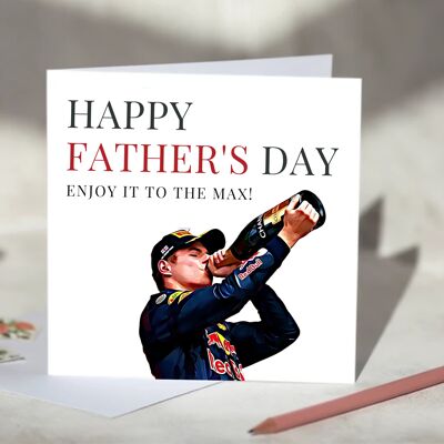 Max Verstappen F1 Father's Day Card / SKU843