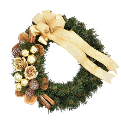 Gold wreath 25 cm