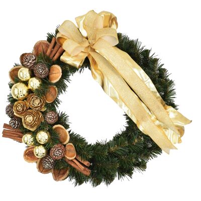 Gold wreath 35 cm