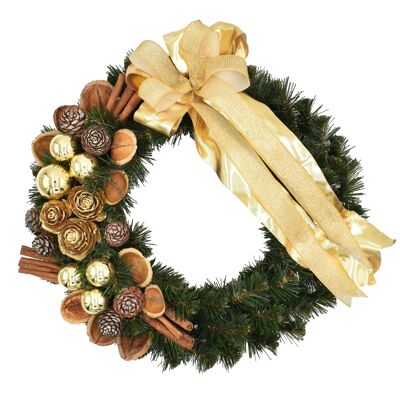 Gold wreath 35 cm