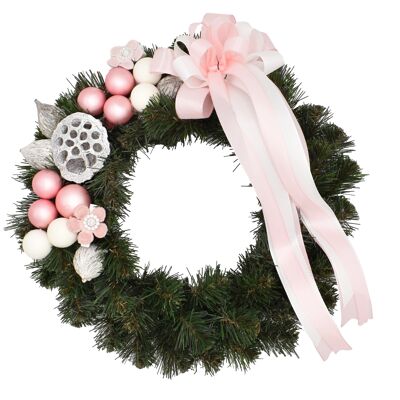Róż-opal wreath 25 cm