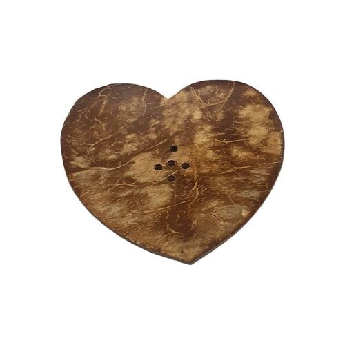 Vie Naturals Miniature Coconut Heart Soap Dish