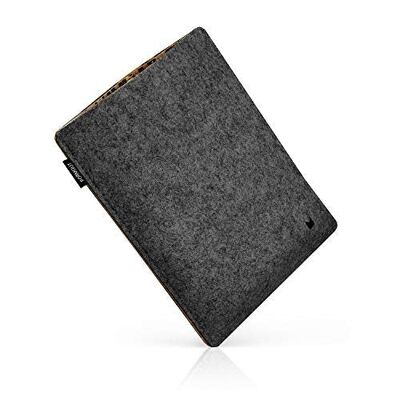 FORMGUT® Tablet Hülle aus Filz - Dunkelgrau Leo - für iPad Pro 12,9 Zoll (Generation 1-2)